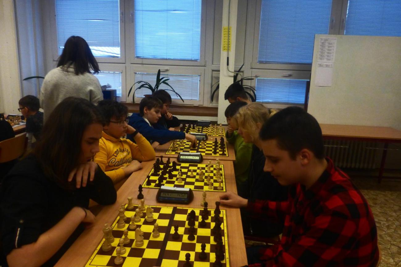 Okresní přebor školních týmů v šachu ve školním roce 2023/2024