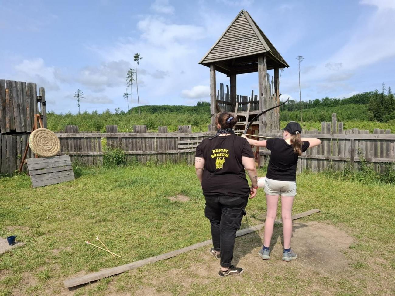 Školní výlet do outdoorového resortu Březová 5.A a 5.B
