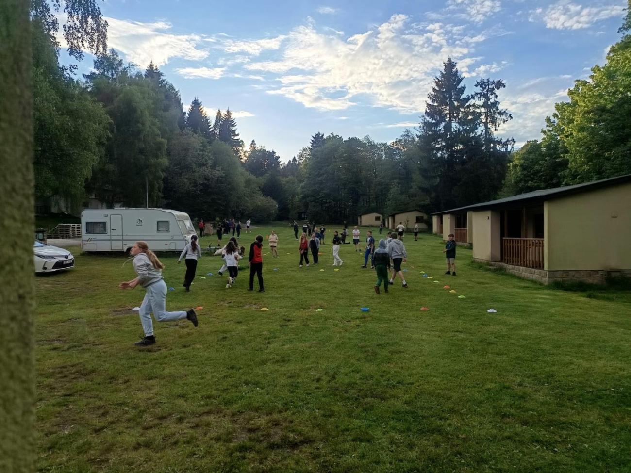 3. den cykloturistického kurzu 6.C – Roštejn, sportovní výzvy a stezka odvahy