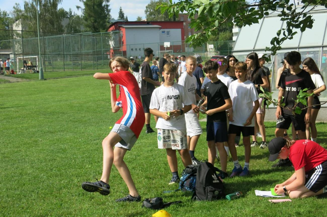 Sportovní den na závěr školního roku