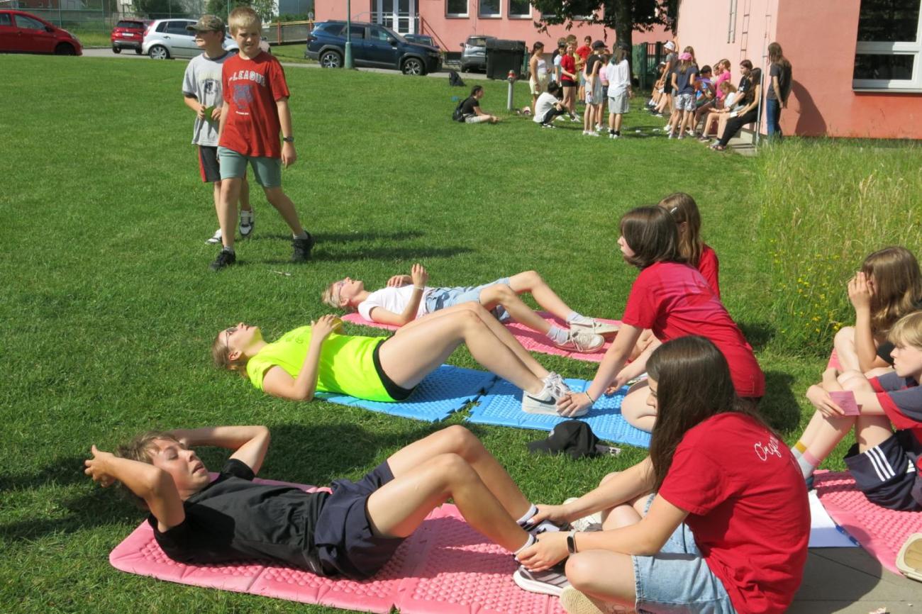 Sportovní den na závěr školního roku