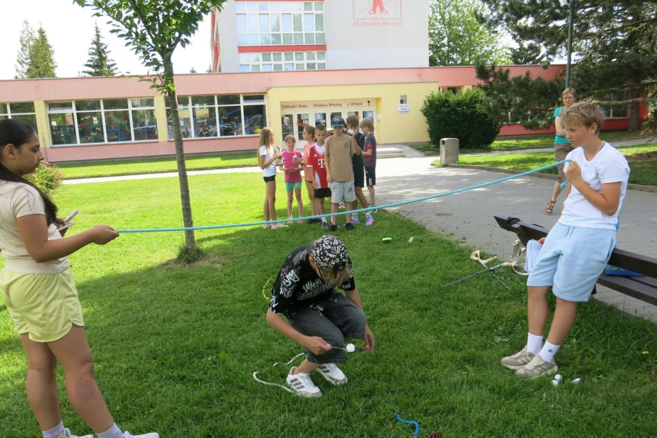 Sportovní den na závěr školního roku