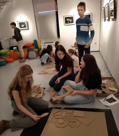 Výtvarný program k výstavě Jolany Havelkové – Zwischen zwei Orten, 7.C