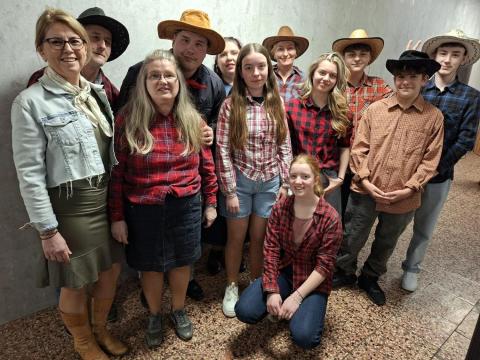 Předtančení na plese DTS Jihlava