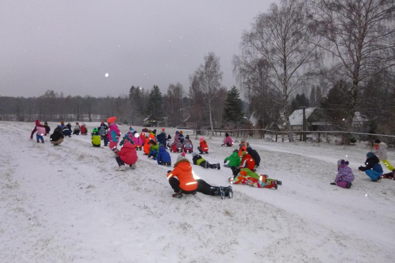 LVK - Škola v přírodě 1. ročník - pondělí 8. 1. 2018