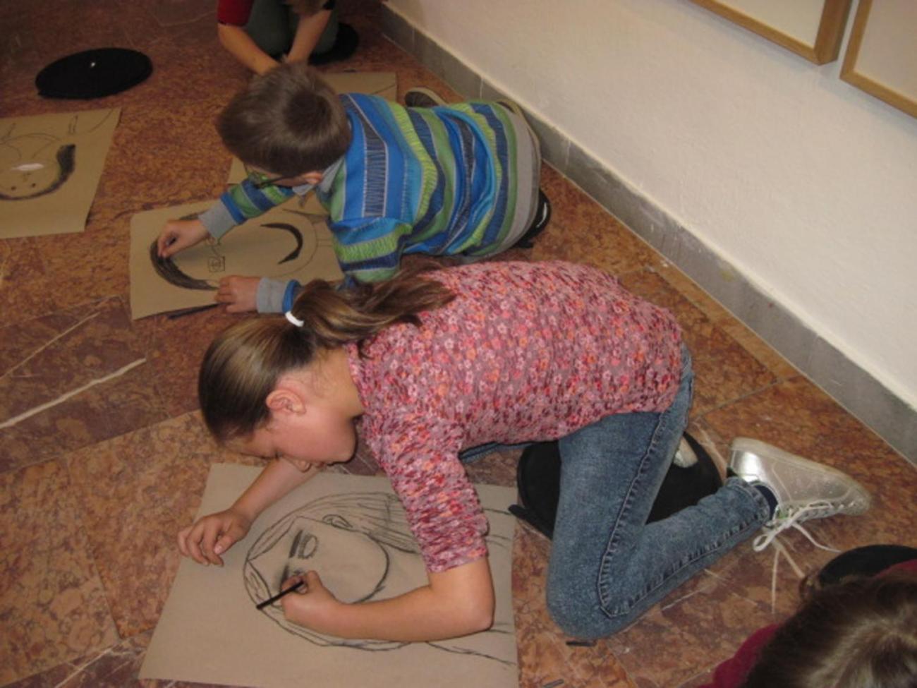 Výtvarná dílna v OGV (4.B)