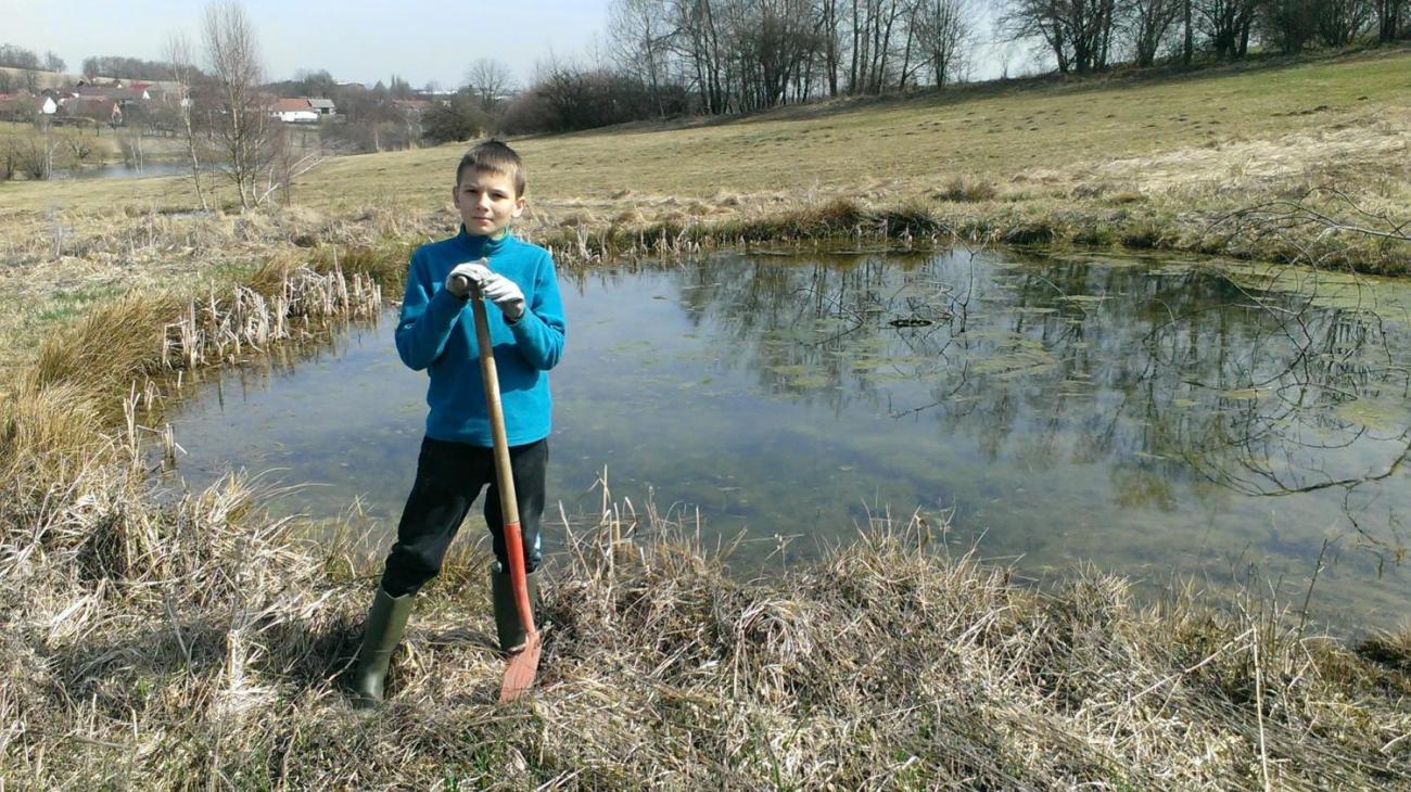 Kopání tůněk u Uhřínovic – výjezd badatelského kroužku 29.–31.3.2019