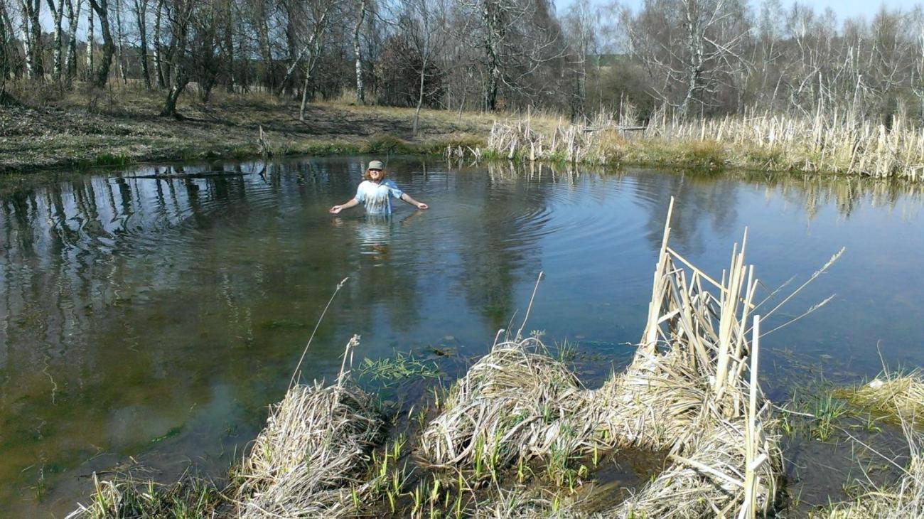 Kopání tůněk u Uhřínovic – výjezd badatelského kroužku 29.–31.3.2019