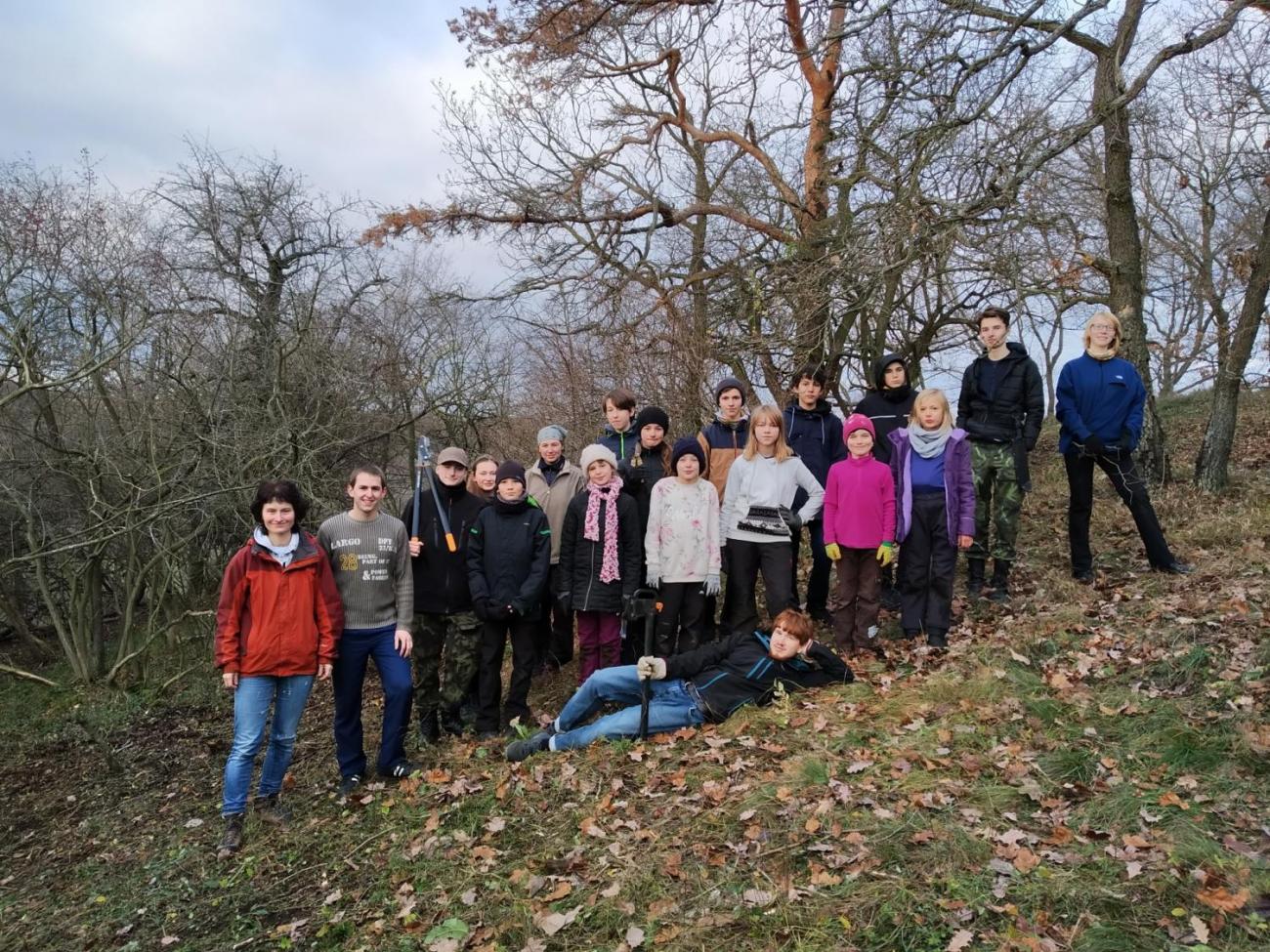 Obnova lesostepi v Radotínském údolí (29. 11 – 1. 12. 2019)