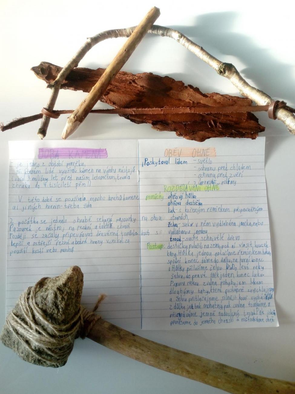 Projekt pravěk 4.A