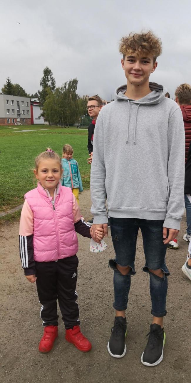 Vycházka s deváťáky (1.A a 9.C)