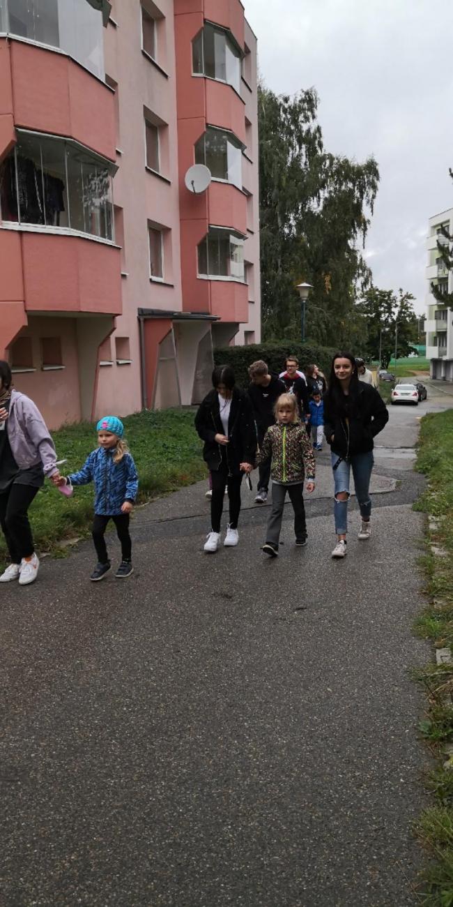 Vycházka s deváťáky (1.A a 9.C)