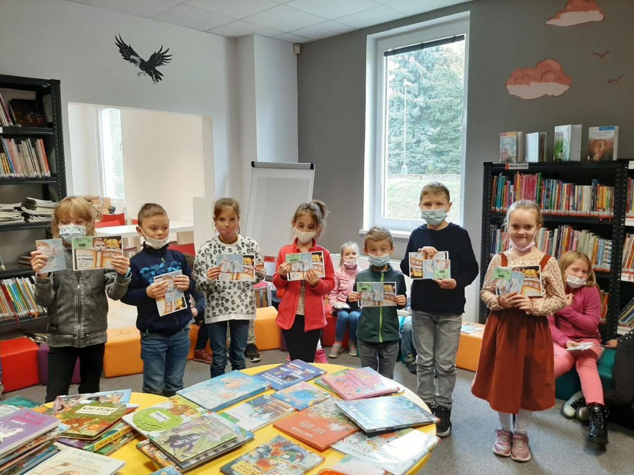 Návštěva knihovny - Pasování na čtenáře 2.C