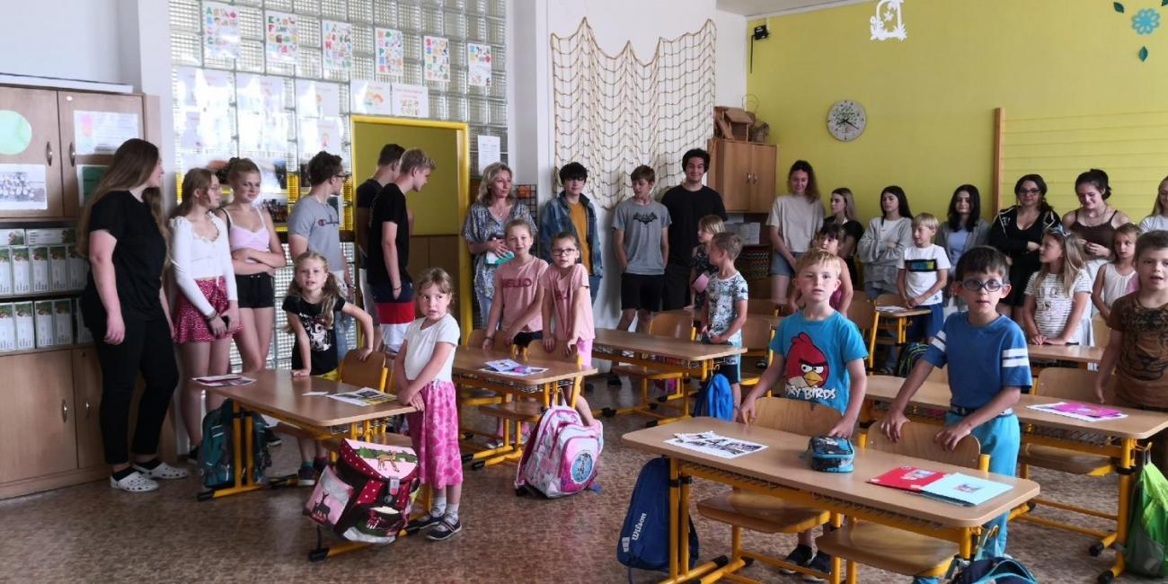 Setkání s deváťáky 1.A a 9.C