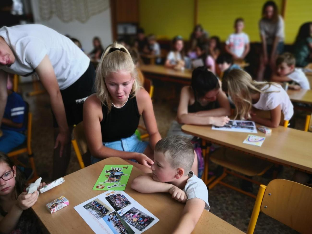 Setkání s deváťáky  1.A a 9.C