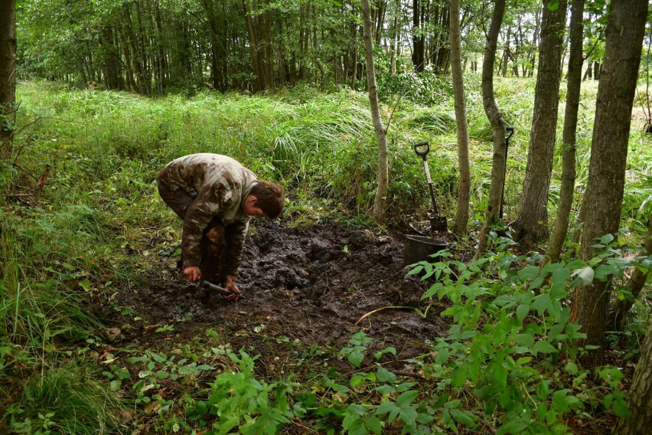 Badatelský kroužek – obnova tůněk pro obojživelníky u Měšína