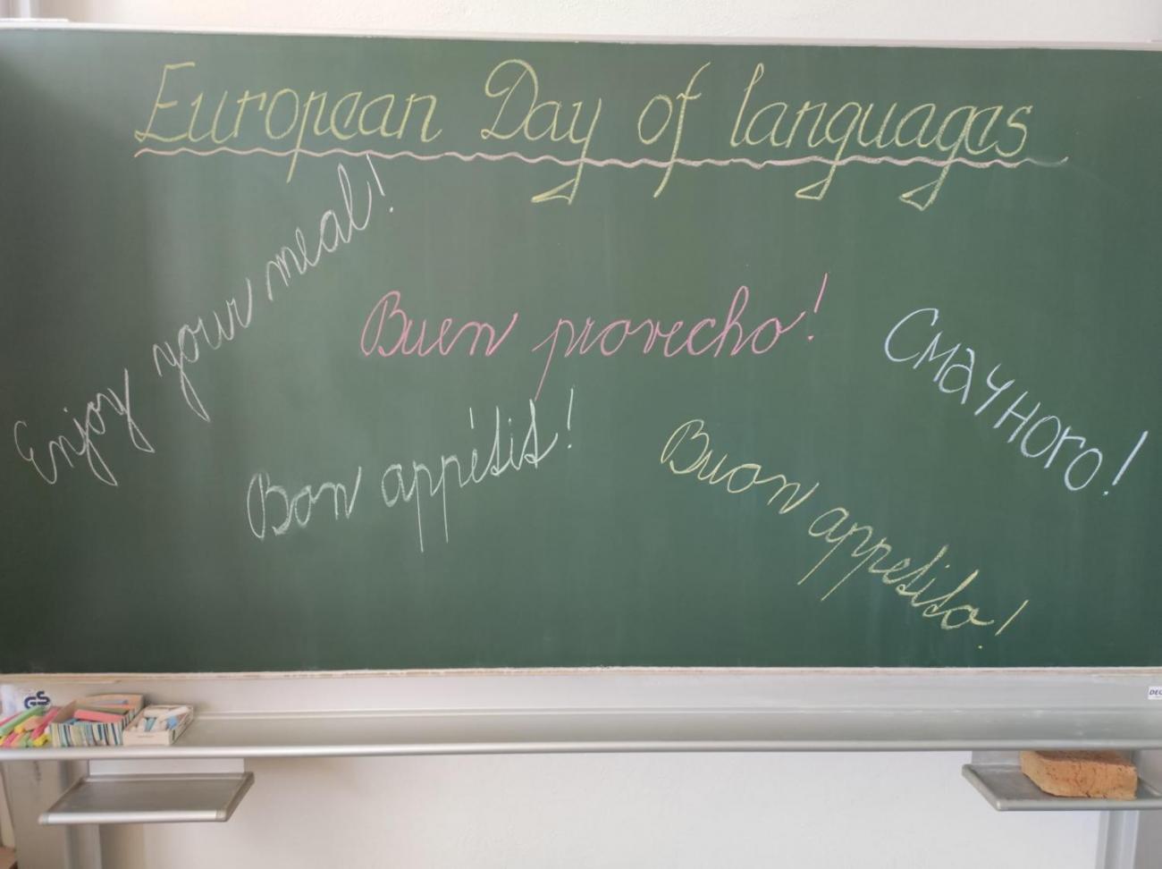 Evropský den jazyků 5.A