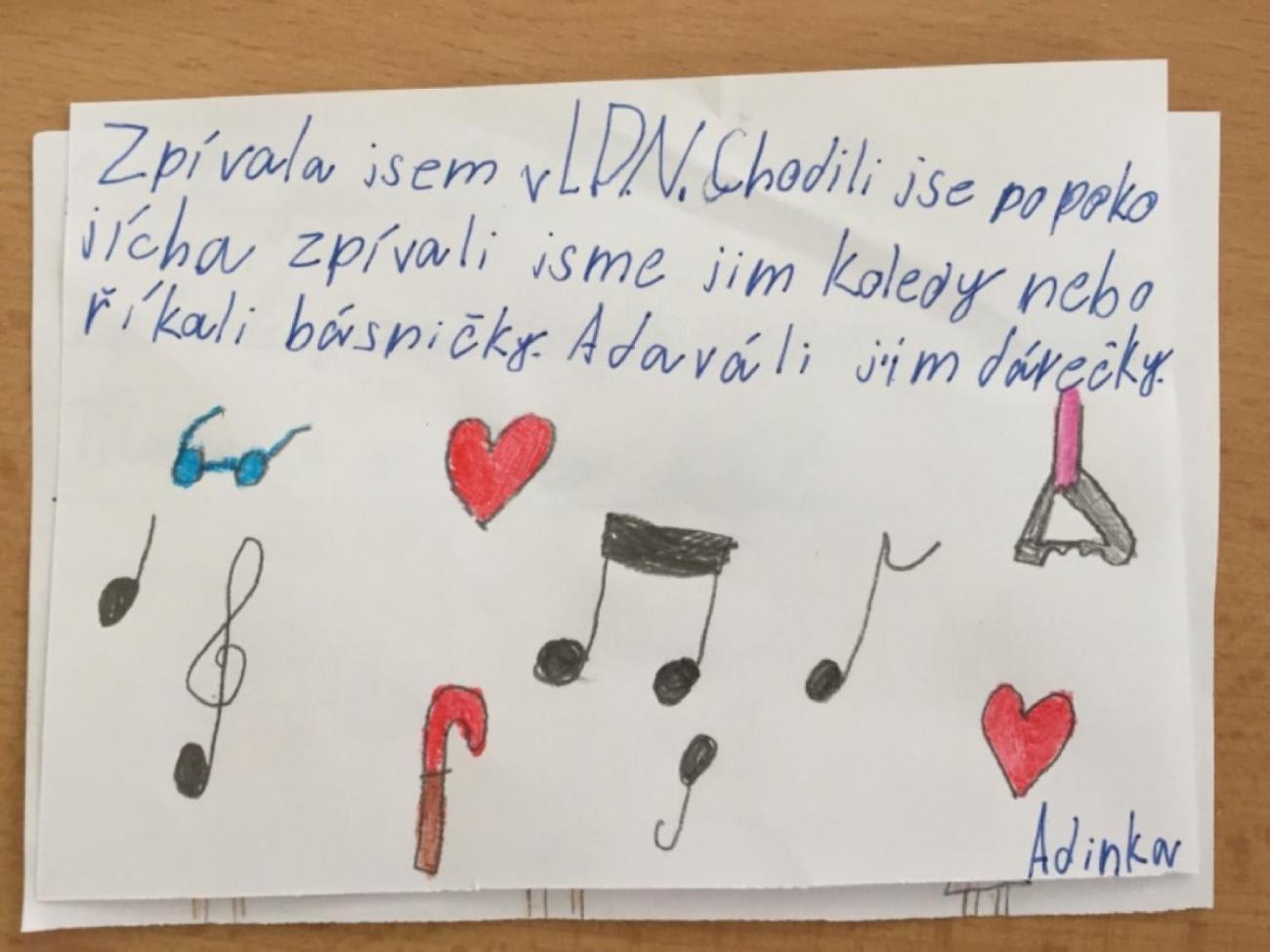 Předmikulášské vystoupení pro klienty LDN (3.A)