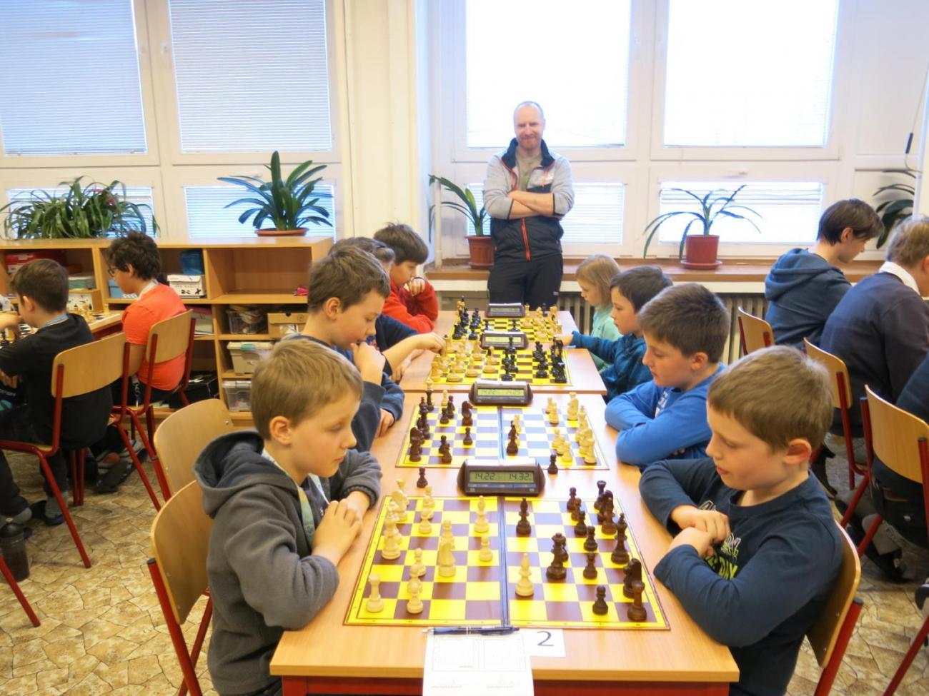 Okresní přebor školních týmů v šachu ve školním roce 2022/2023