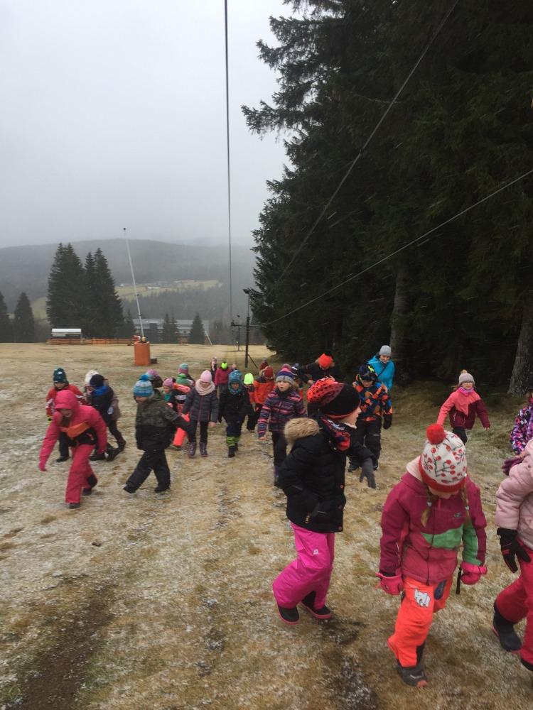 Škola v přírodě 2. ročník - zprávy ze svahu