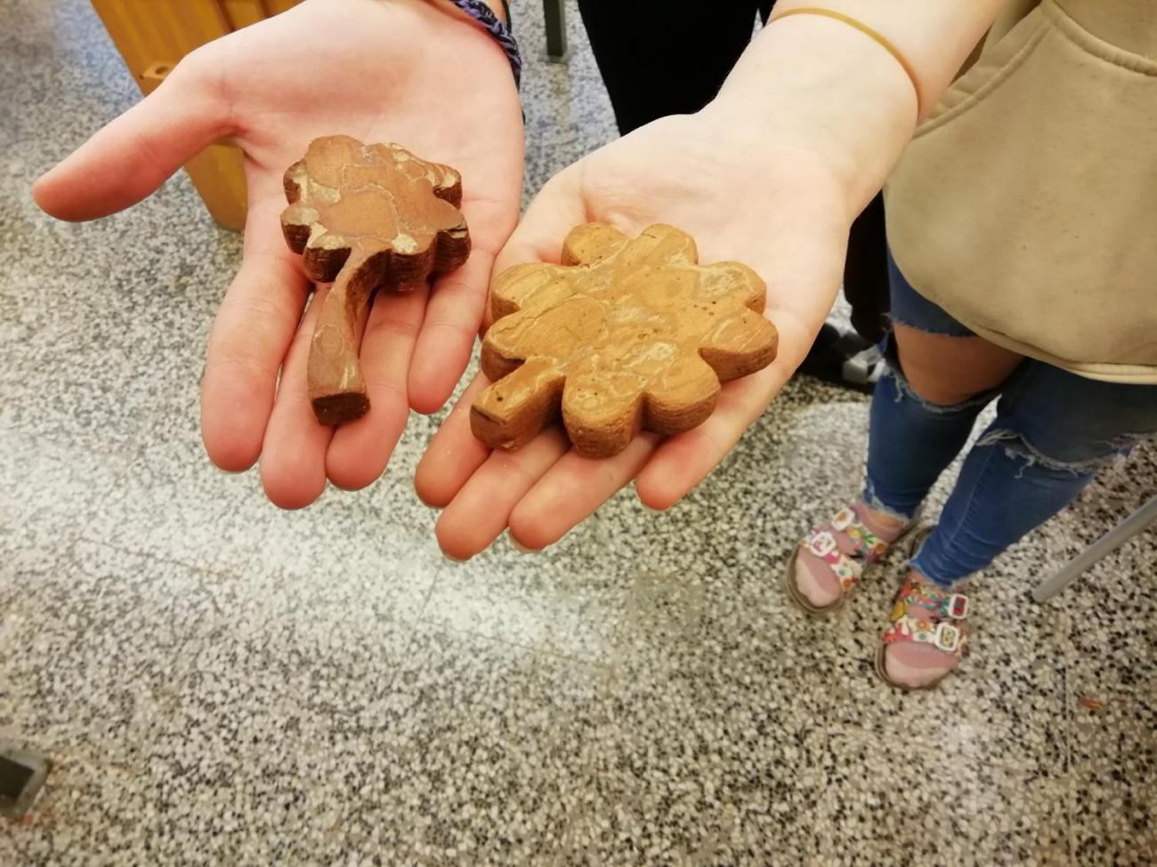 Vyřezávání z borové kůry - seminář světa práce  9.ročník