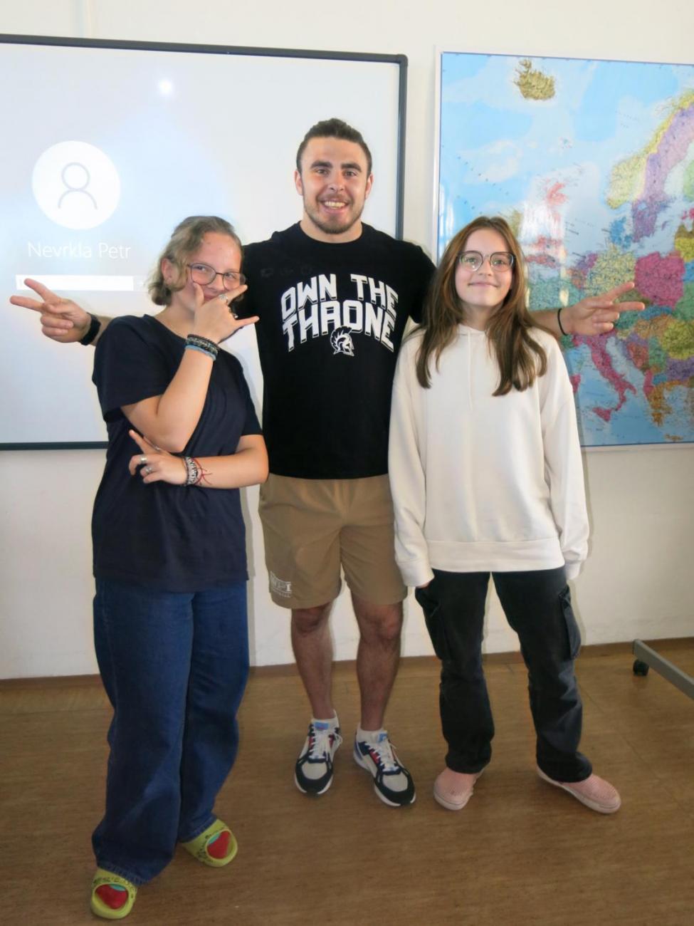 Beseda s hráčem amerického fotbalu