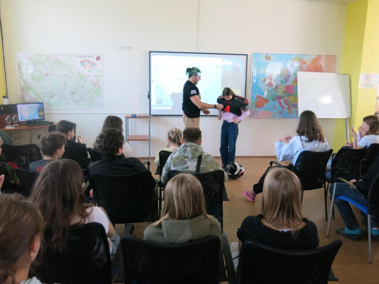 Beseda s hráčem amerického fotbalu