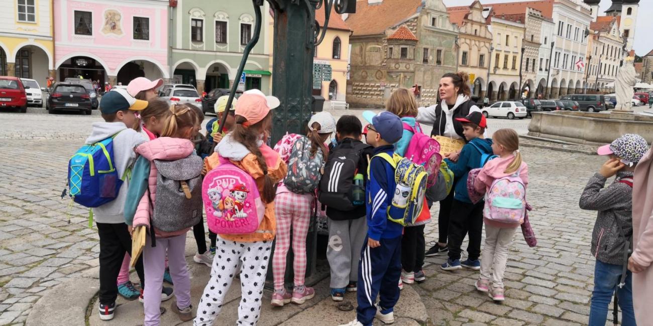 Výlet do Telče za dračím vejcem 1.A