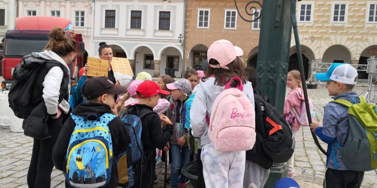 Výlet do Telče za dračím vejcem 1.A