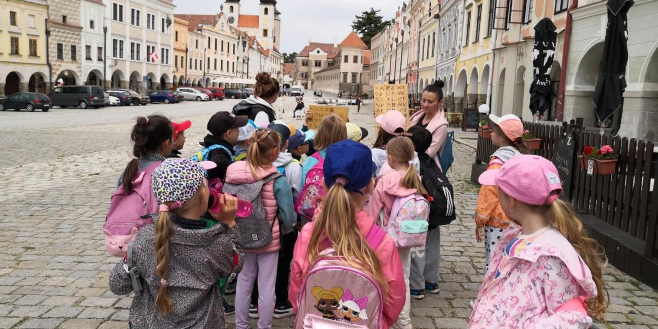 Výlet do Telče za dračím vejcem 1.A