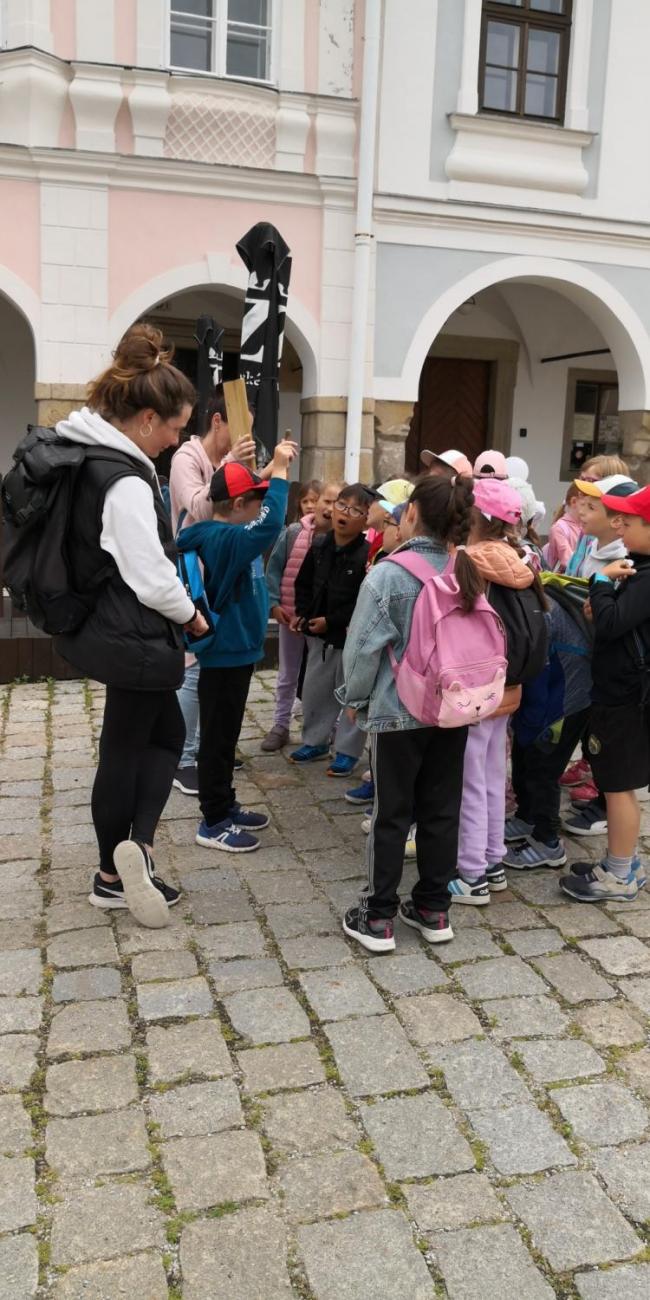 Výlet do Telče za dračím vejcem 1.A
