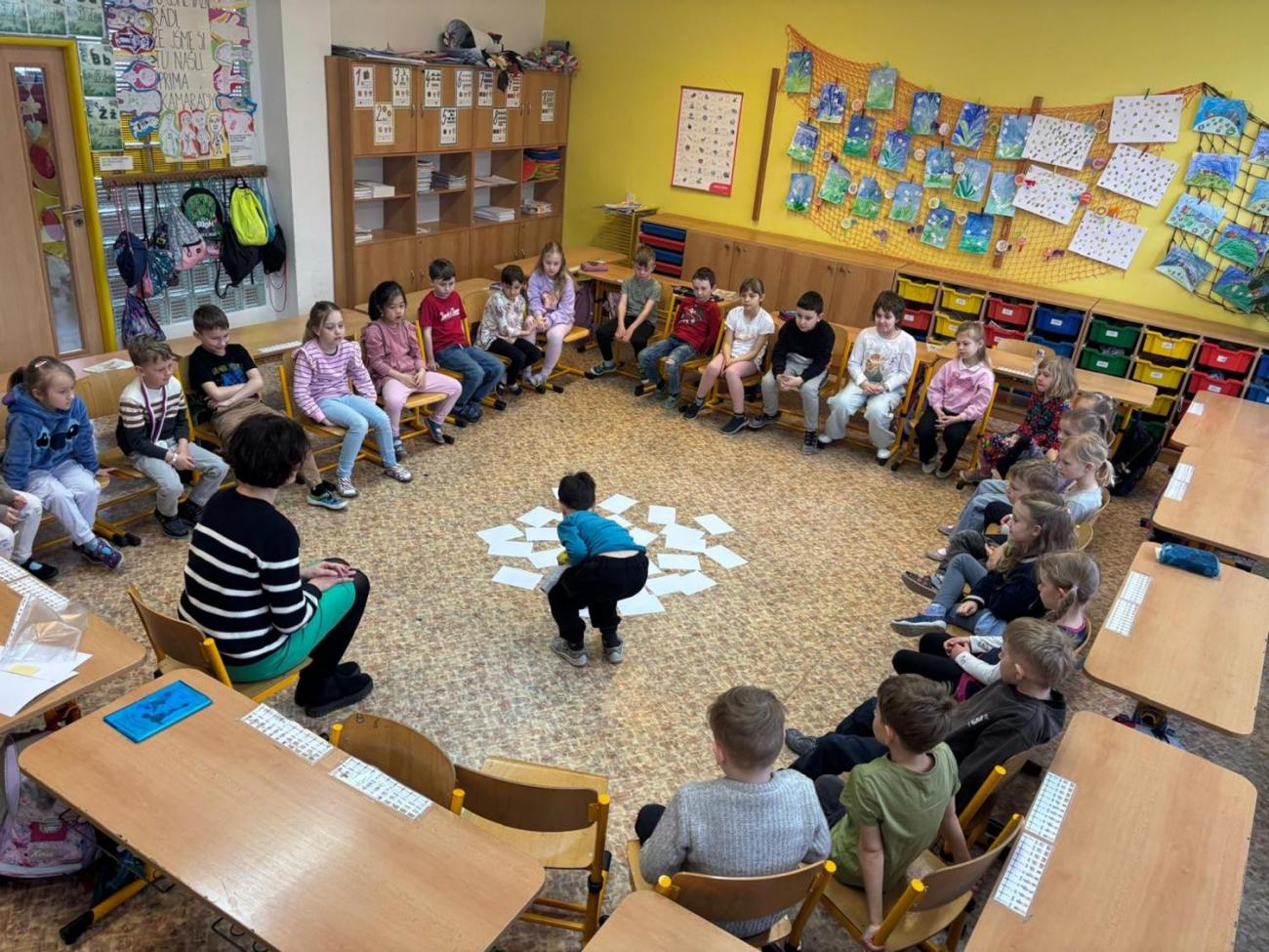 Velikonoční program s paní Pitrovou z Oblastní galerie Vysočiny 1.B
