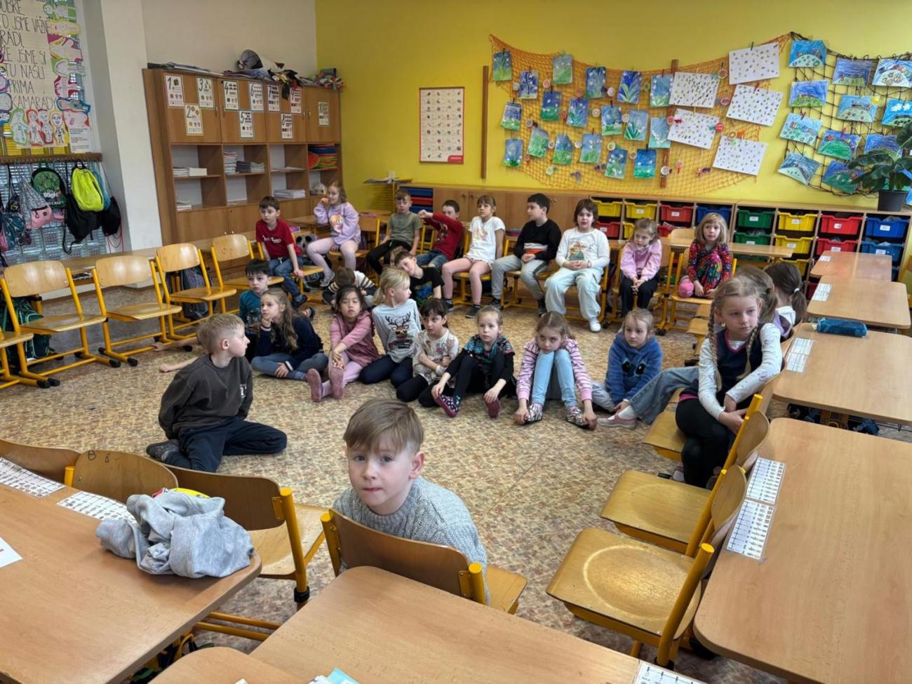 Velikonoční program s paní Pitrovou z Oblastní galerie Vysočiny 1.B