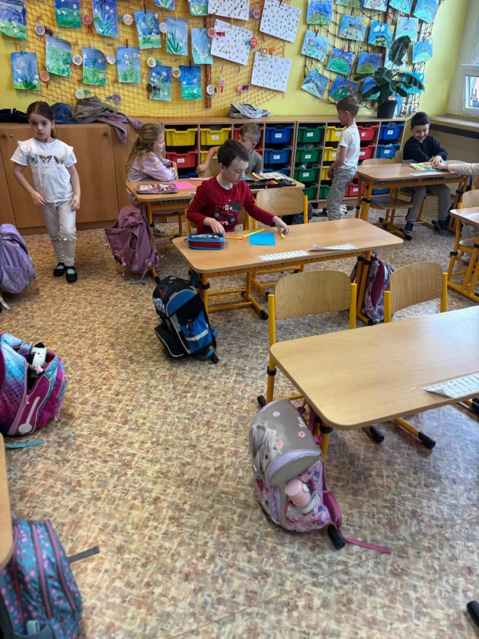 Velikonoční program s paní Pitrovou z Oblastní galerie Vysočiny 1.B