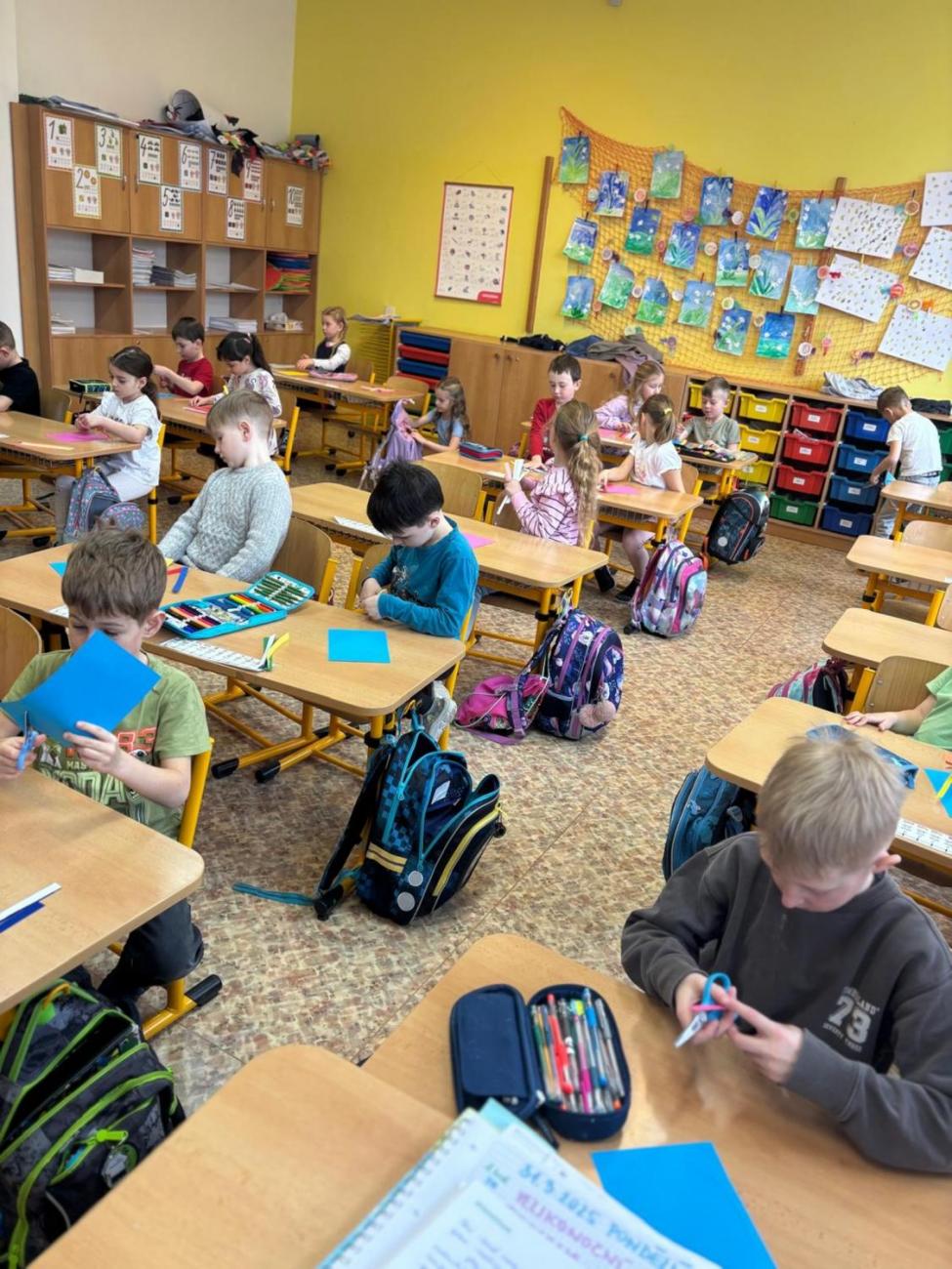 Velikonoční program s paní Pitrovou z Oblastní galerie Vysočiny 1.B