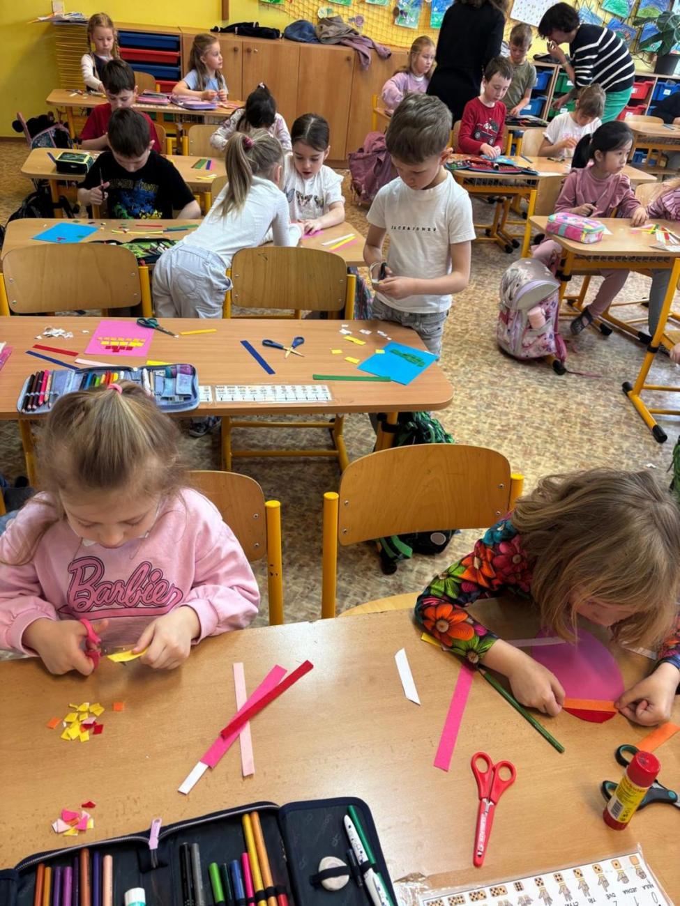 Velikonoční program s paní Pitrovou z Oblastní galerie Vysočiny 1.B