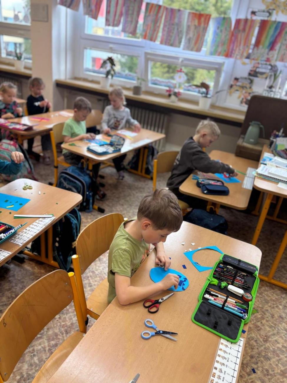 Velikonoční program s paní Pitrovou z Oblastní galerie Vysočiny 1.B