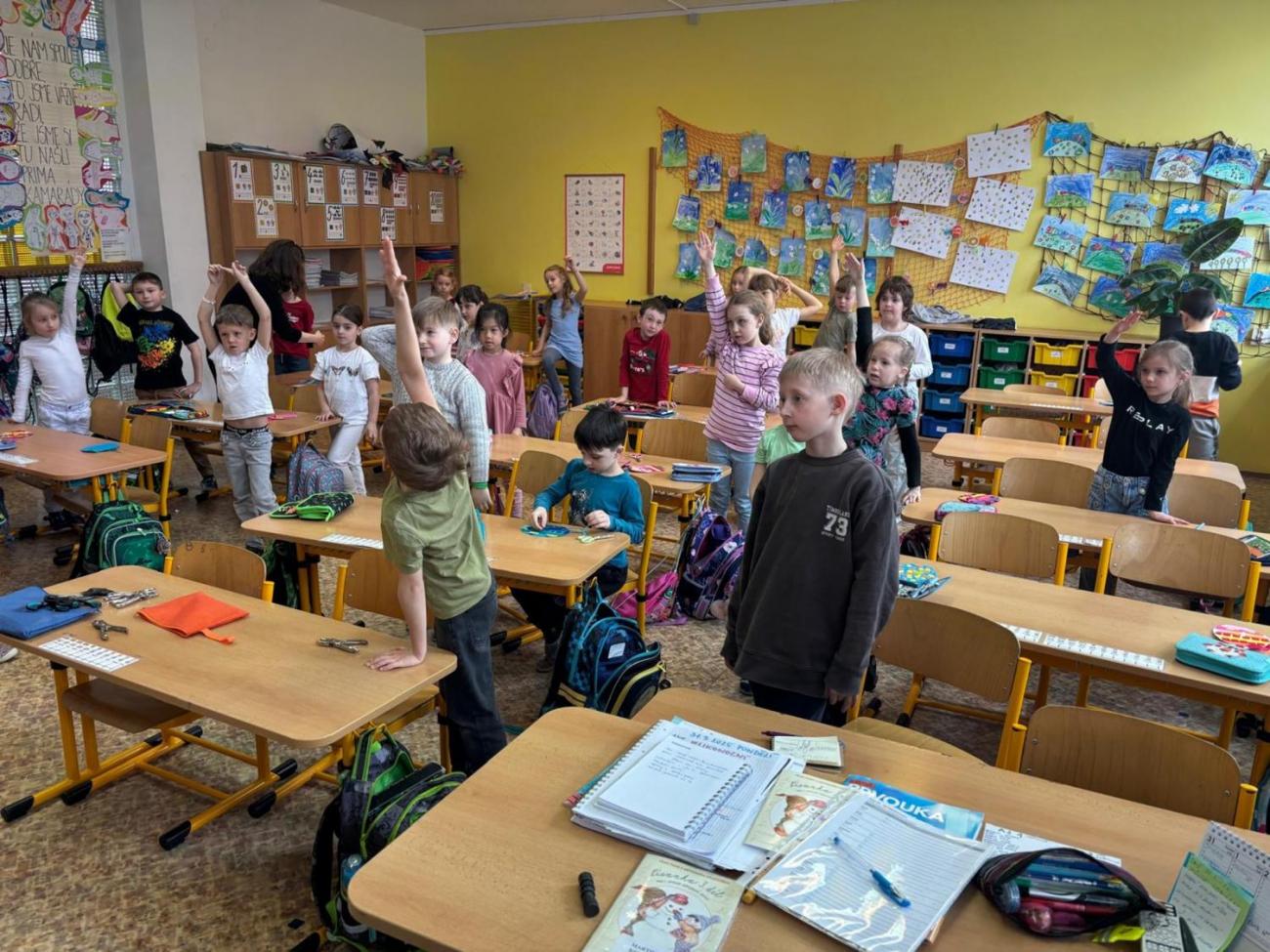 Velikonoční program s paní Pitrovou z Oblastní galerie Vysočiny 1.B
