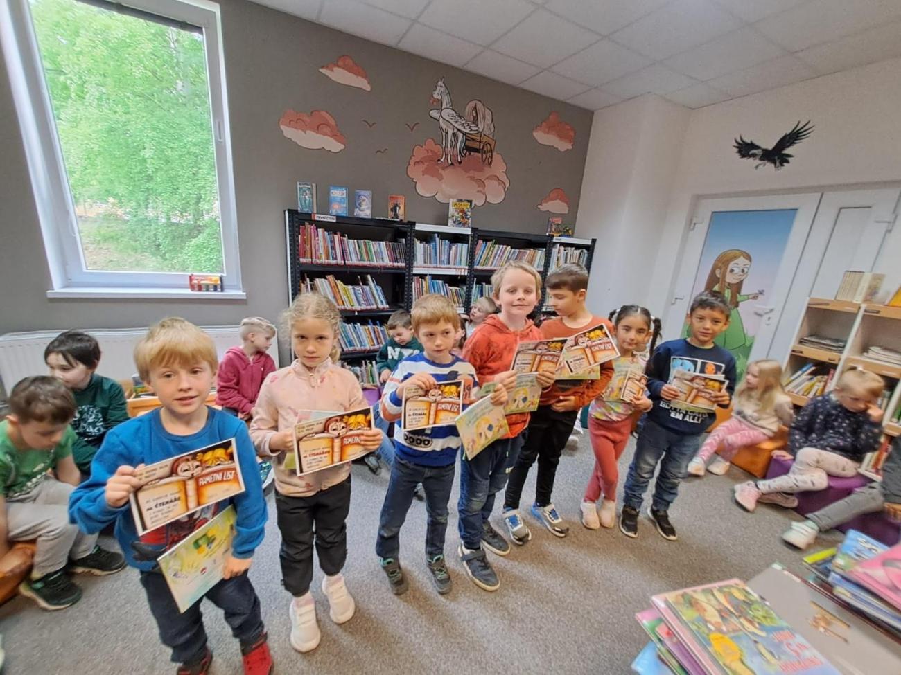 Prvňáčci z 1.C byli slavnostně pasováni na čtenáře