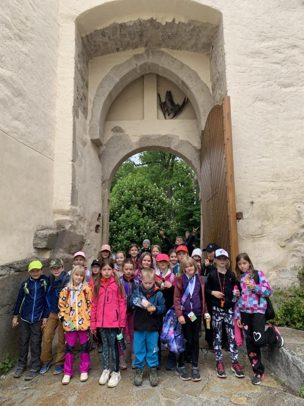 Výlet na hrad Roštejn 2.B