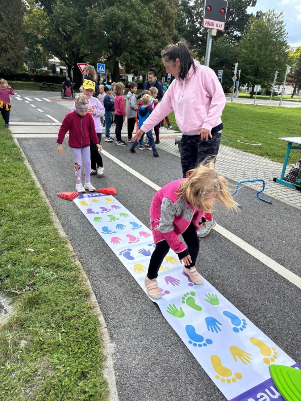 Den mobility na Dopravním hřišti 2.B