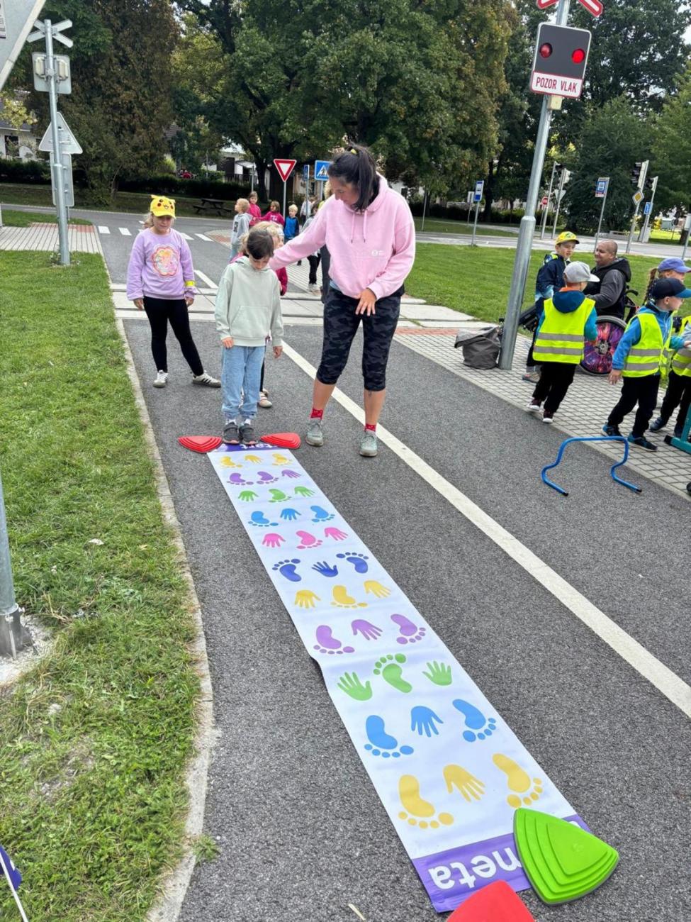 Den mobility na Dopravním hřišti 2.B