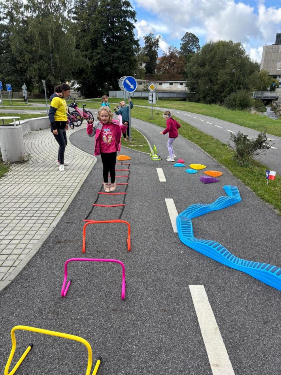 Den mobility na Dopravním hřišti 2.B