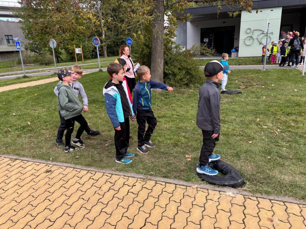 Den mobility na Dopravním hřišti 2.B