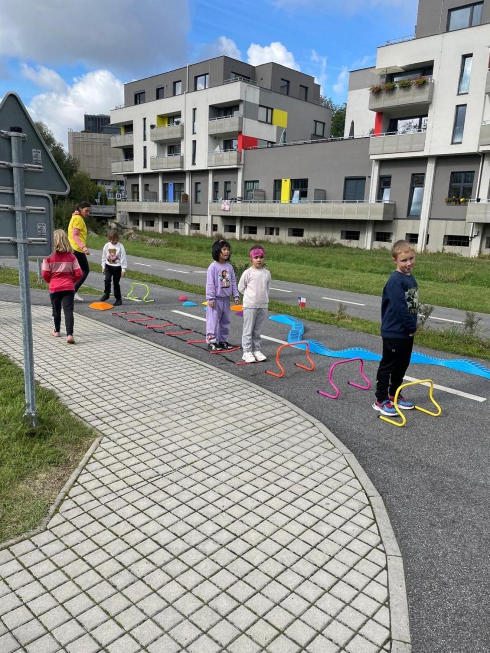 Den mobility na Dopravním hřišti 2.B