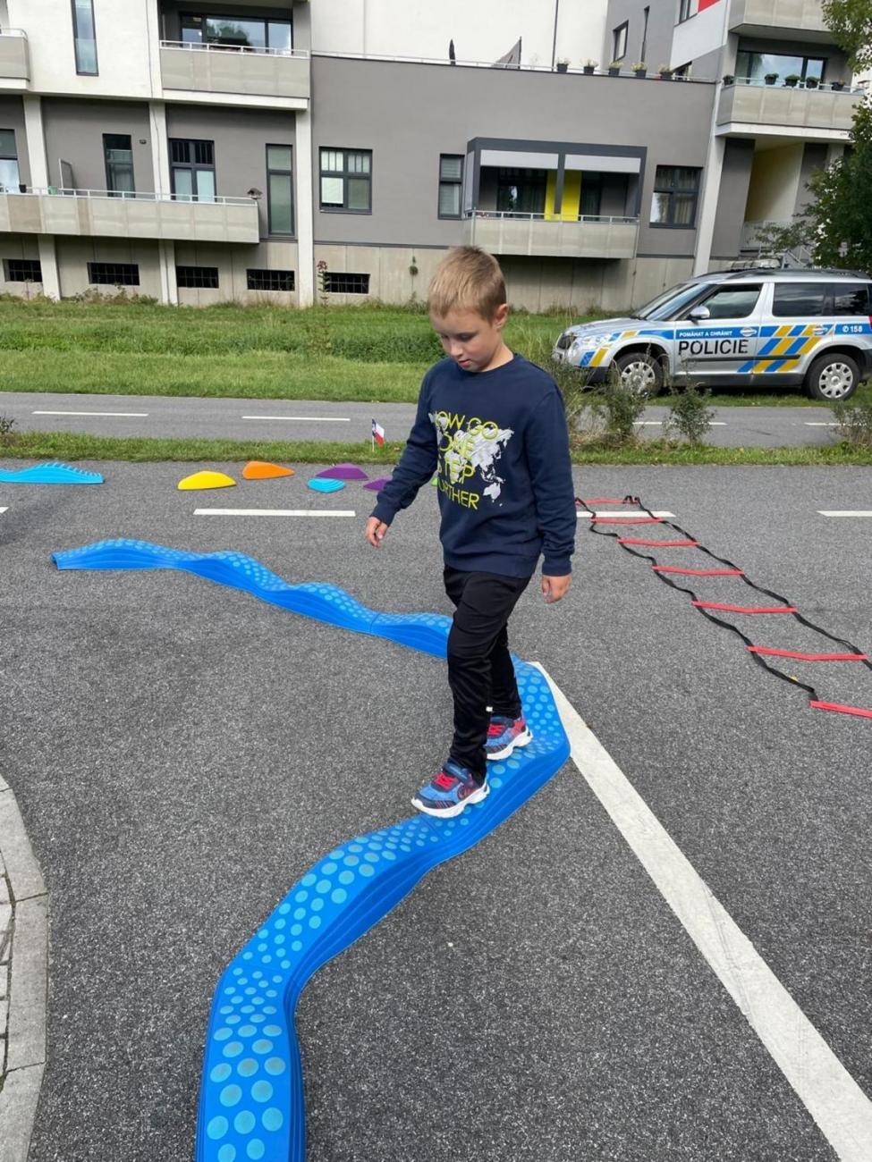 Den mobility na Dopravním hřišti 2.B
