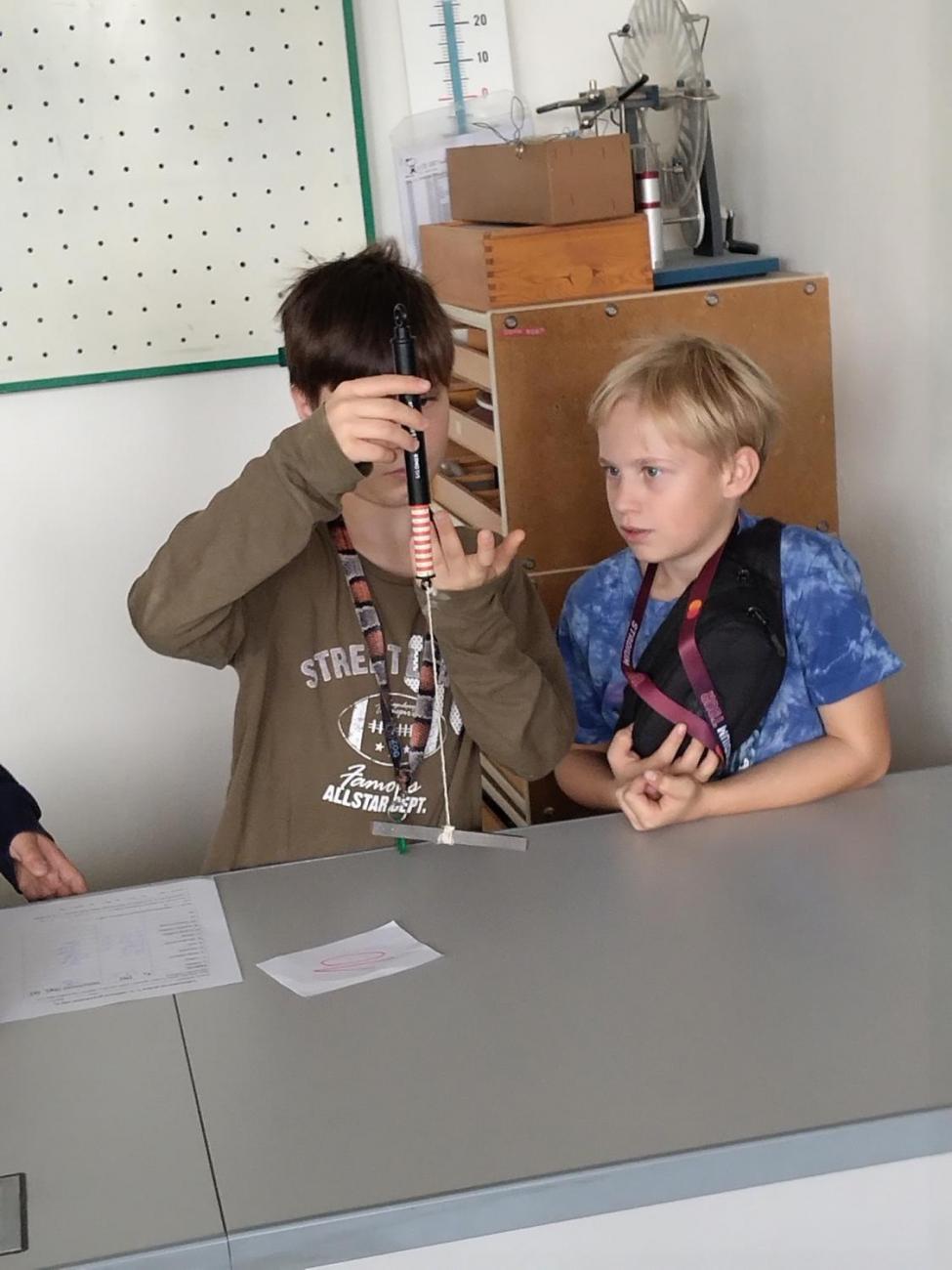 Praktická měření gravitační síly 6. ročník