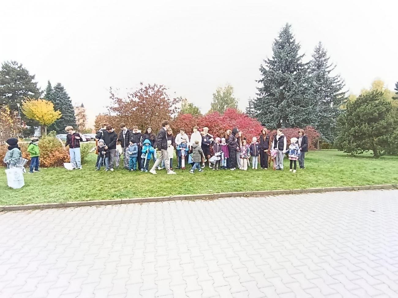 Pouštění draků s deváťáky 1.C