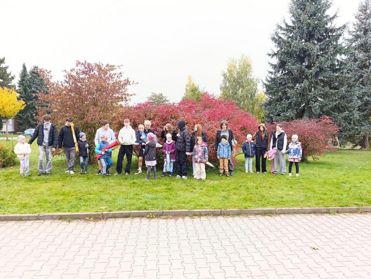 Pouštění draků s deváťáky 1.C