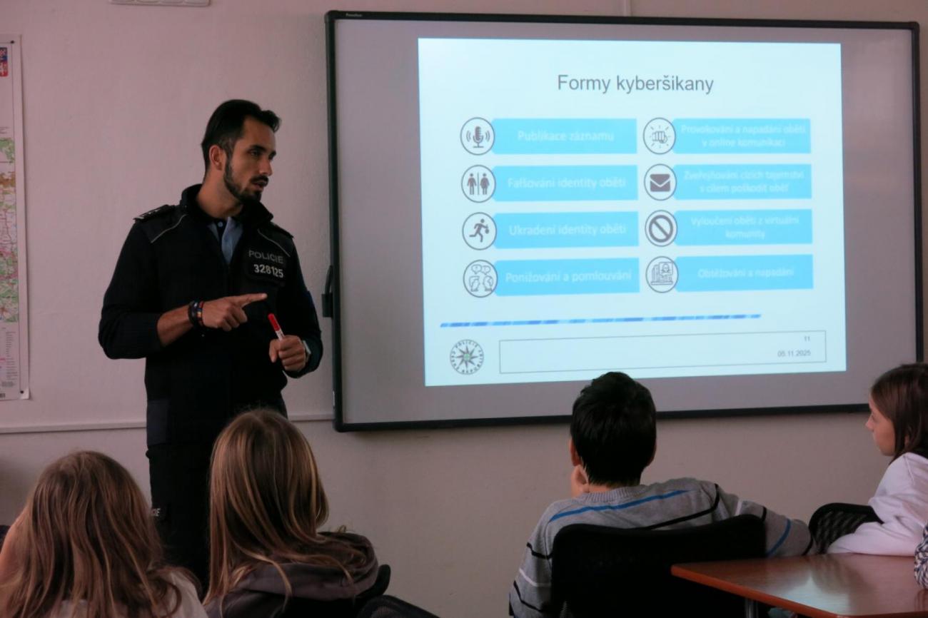 Přednáška „Tvoje cesta onlinem“ pro žáky 5. A